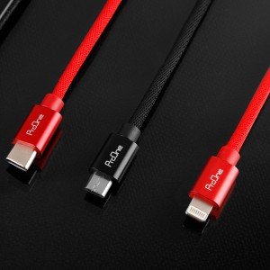 کابل تبدیل USB به Type-C پرو‌‌وان مدل S01 PCC130 طول 20 سانتی متر